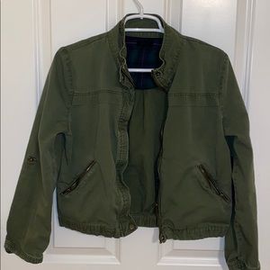Olive “bomber” jacket